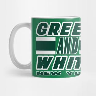 New York LYFE Green and White Football Colors! Mug